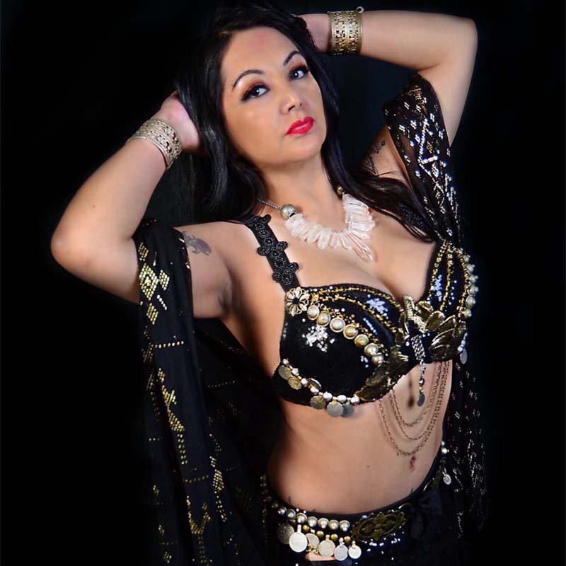 Belly Dance Tribal Belt with Chains  FUSION FLEUR - 54.99 USD –  MissBellyDance